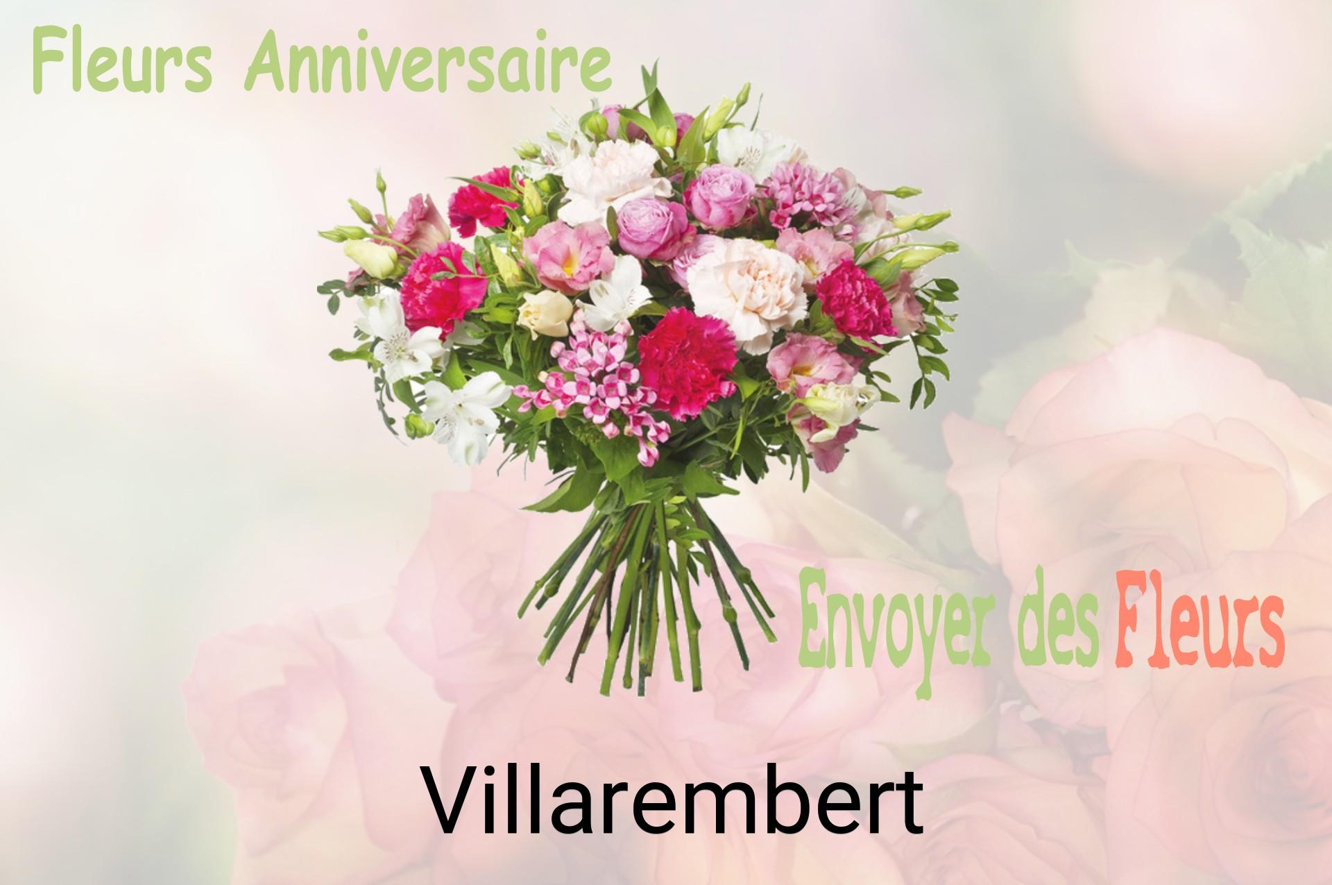 Bouquet de fleurs d’anniversaire livré à Villarembert